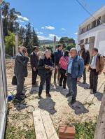 زيارة وفد عن مكتب البنك الالماني لاعادة الاعمار و ممثلي صندوق القروض